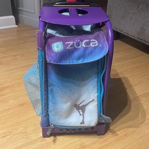 Blue and purple figure skating Züca bag!